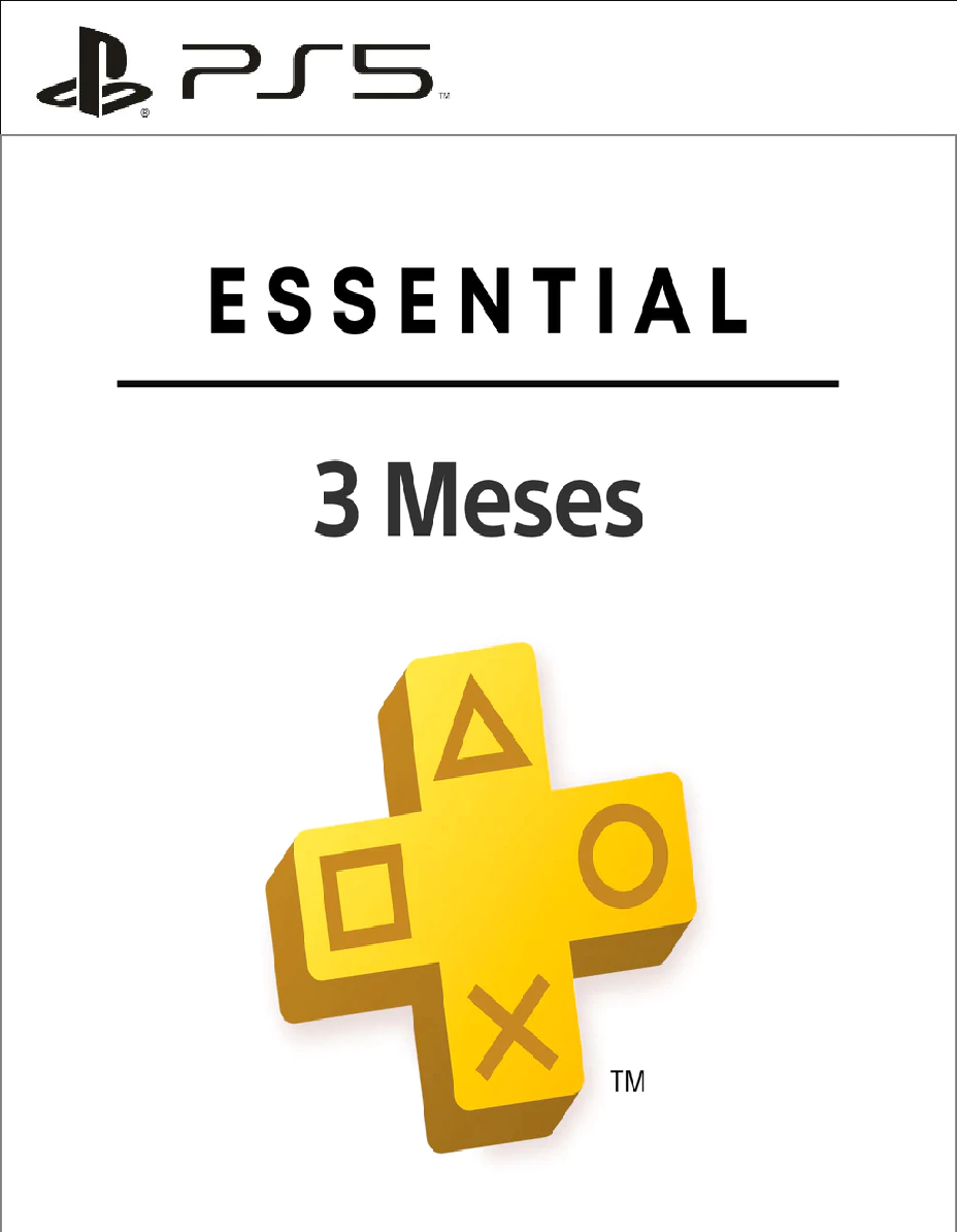 PS Plus Essential 3 Meses PS5