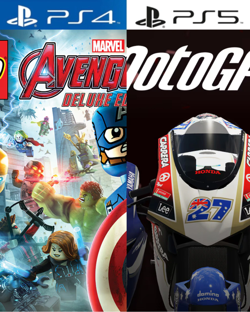 LEGO Marvel Avengers Deluxe Edition + MotoGP 15 PS4 | PS5
