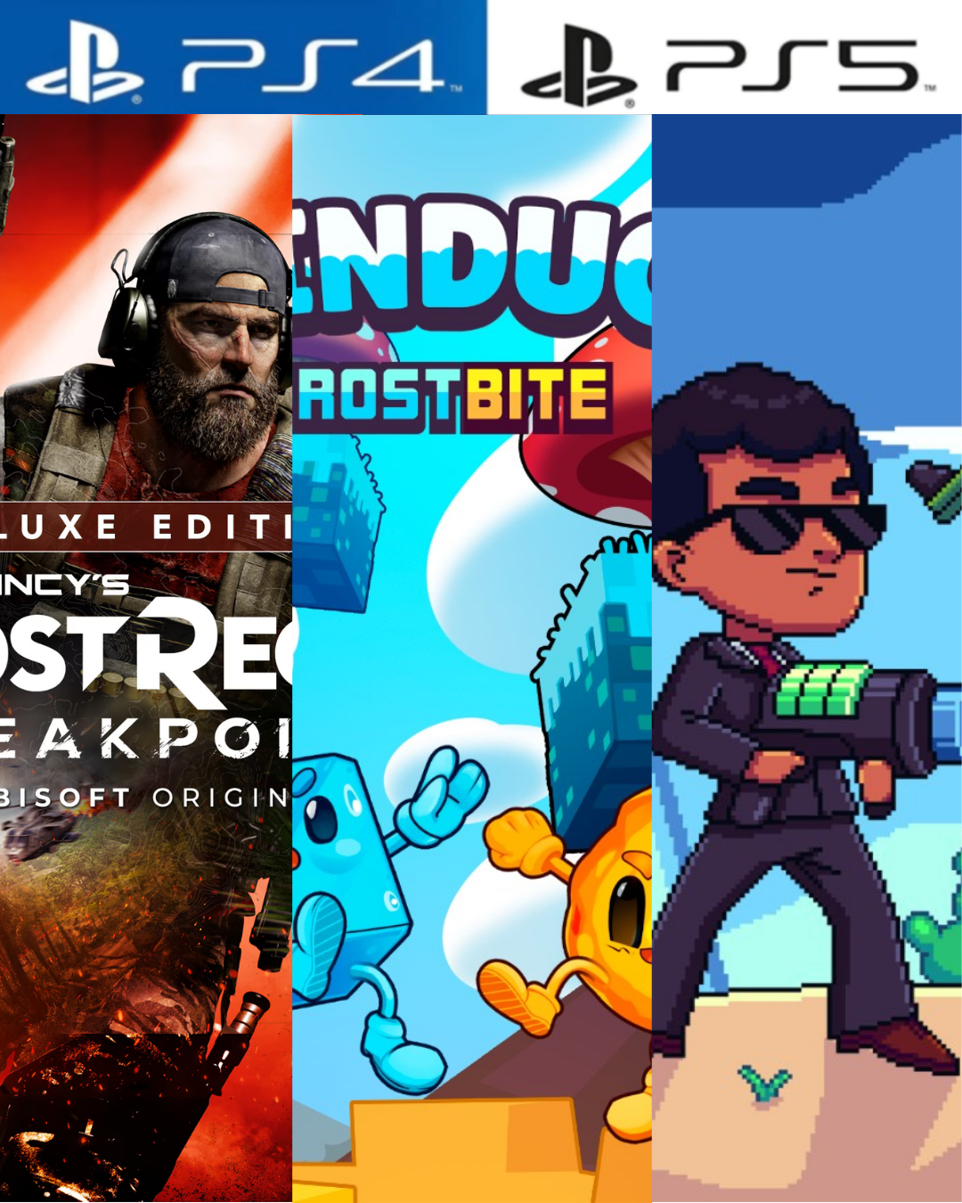 Tom Clancy Ghost Recon Beakpoint Deluxe Edition + Kinduo 2 Frostbite + Agentfall PS4 | PS5
