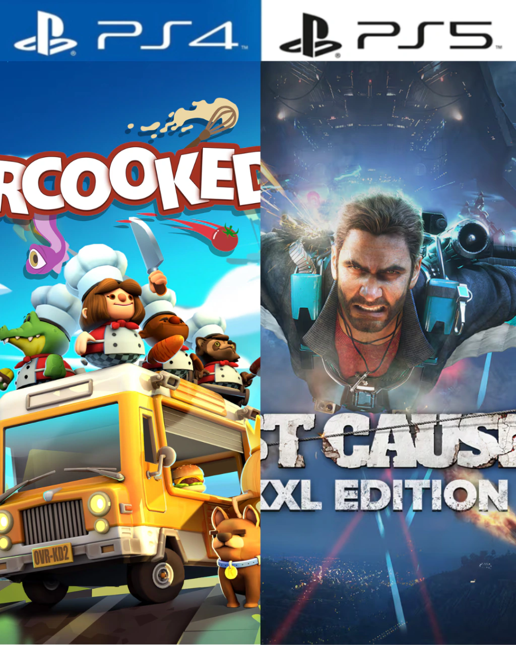 Overcooked 2 + Just Cause 3:XXL Edition PS4 | PS5