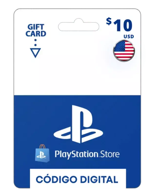 Tarjeta Playstation Store (USA) 10 USD