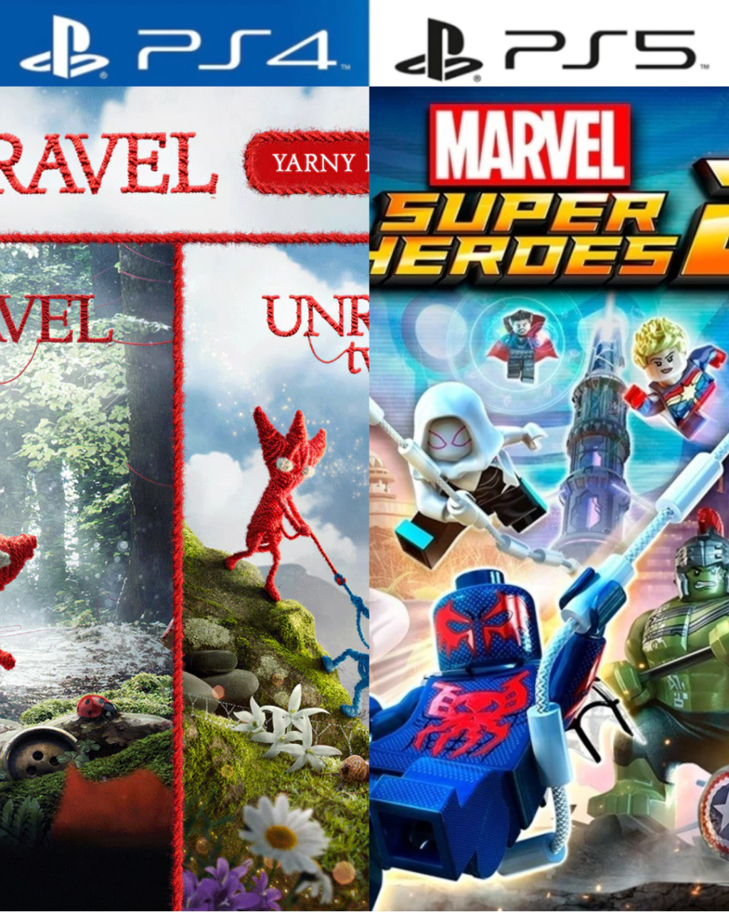 Unravel Yarny Bundle + Lego Marvel Super Héroes 2 PS4 | PS5