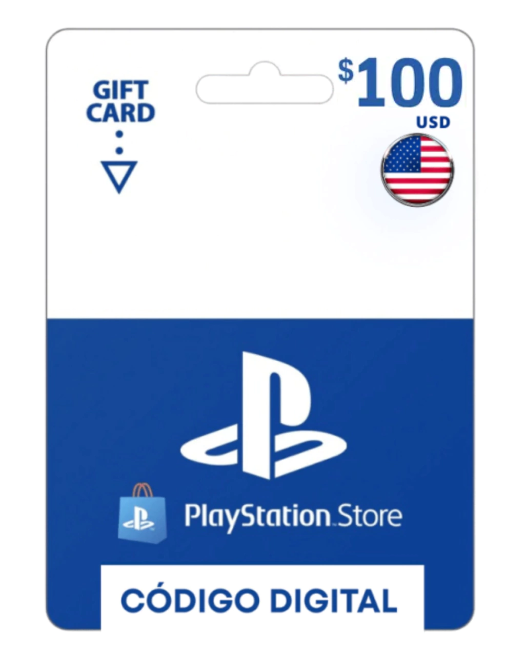 Tarjeta Playstation Store (USA) 100 USD