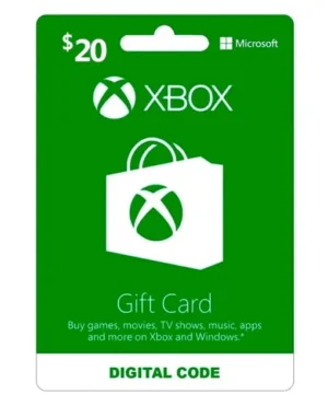 Tarjeta Xbox USA 20 USD