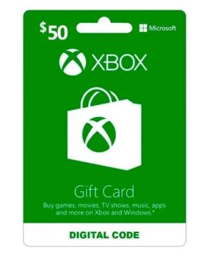 Tarjeta Xbox USA 50 USD
