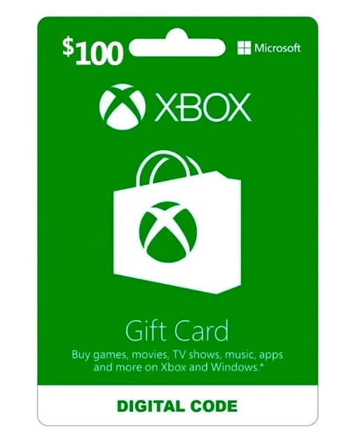 Tarjeta Xbox USA 100 USD