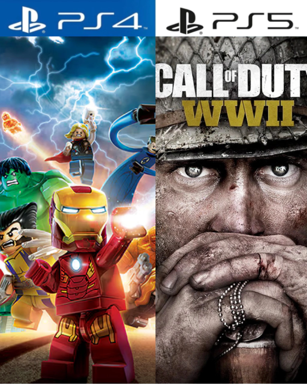 Lego Marvel Super Heroes + Call Of Duty WW2