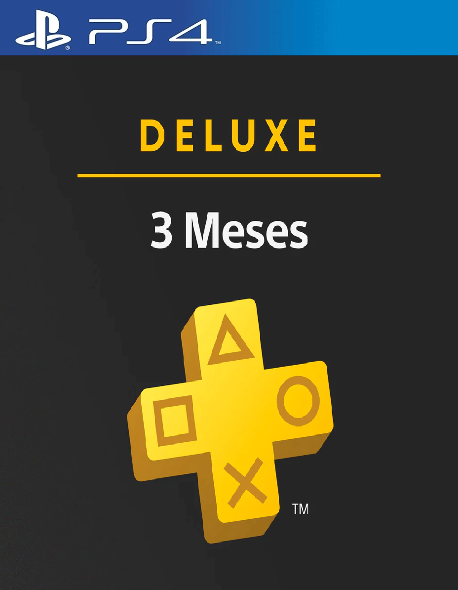 PS Plus Deluxe 3 Meses PS4