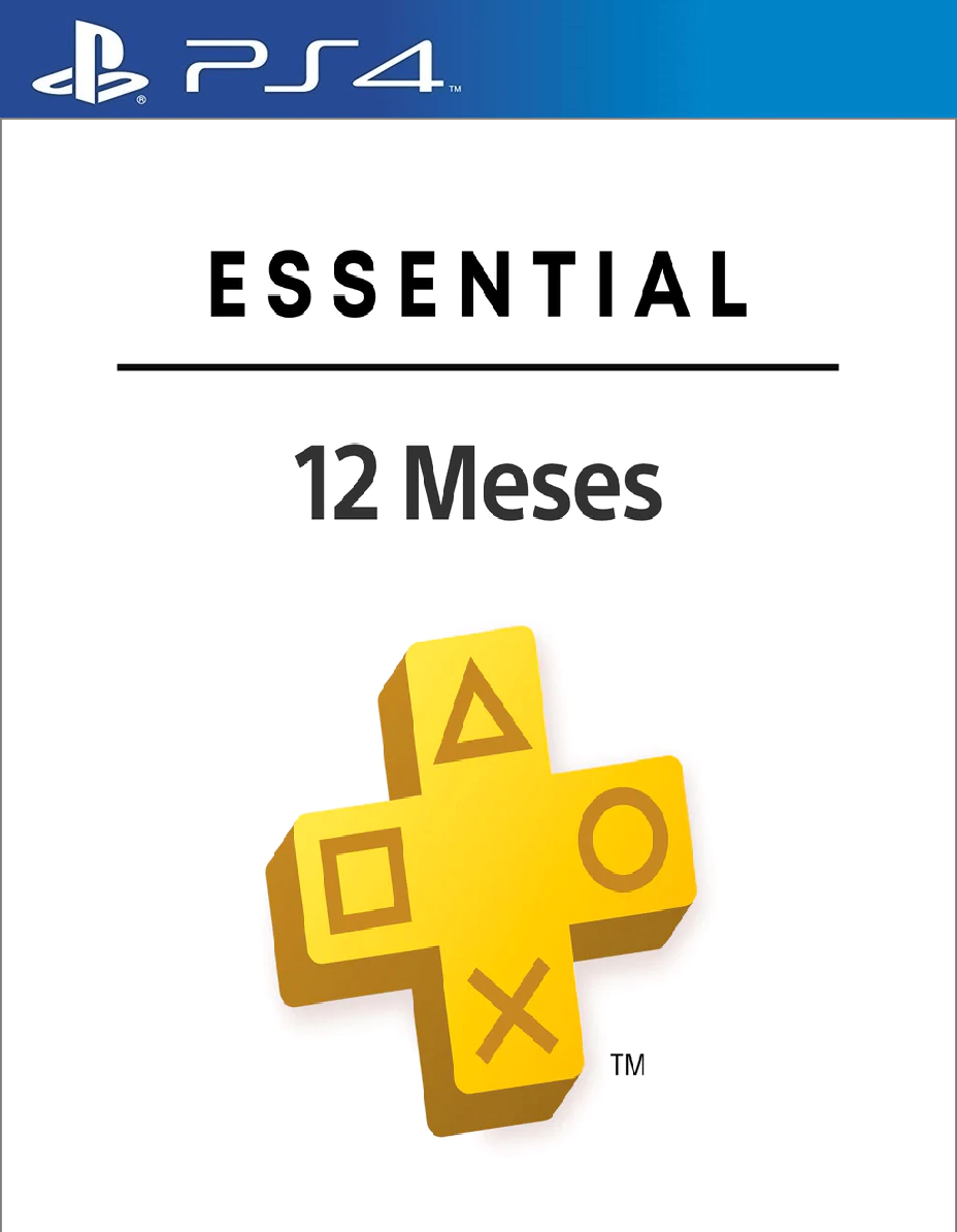 PS Plus Essential 12 Meses PS4