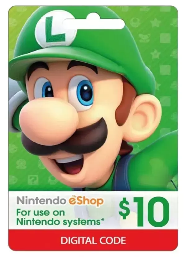 Tarjeta Nintendo eShop 10 USD